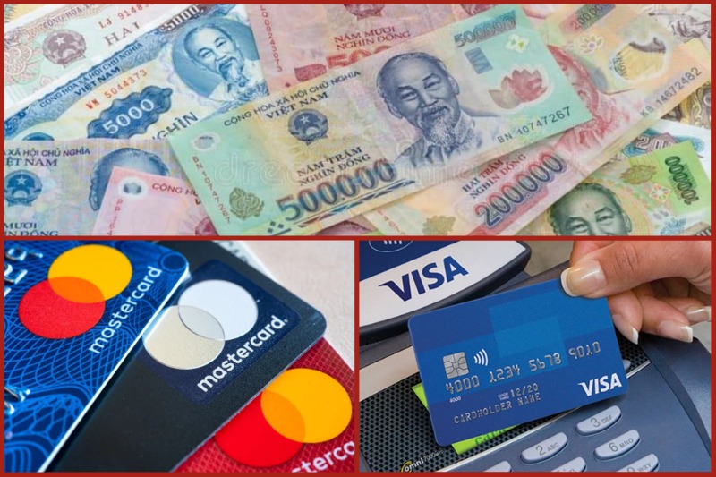 Cash and credit card to use in Vietnam